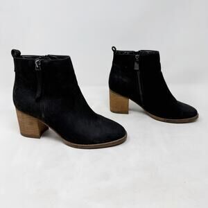 [Blondo] Black Suede Leather Waterproof Nova Ankle Boots Almond Toe Size 8.5 M
